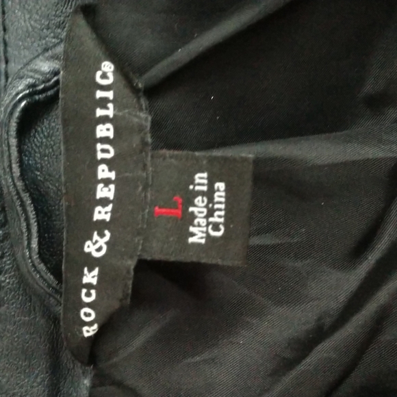 ROCK & REPUBLIC jacket Size L - Picture 5 of 6